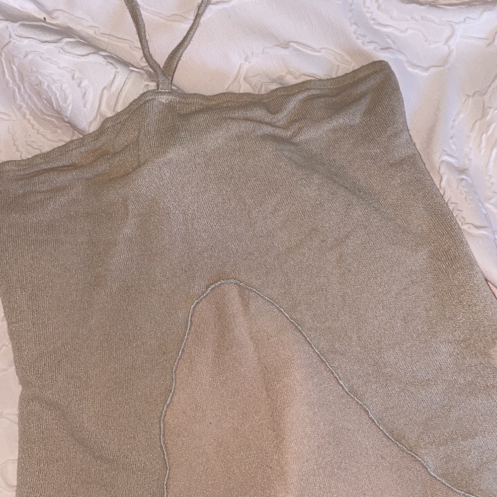 Princess Polly sparkly champagne top size 4